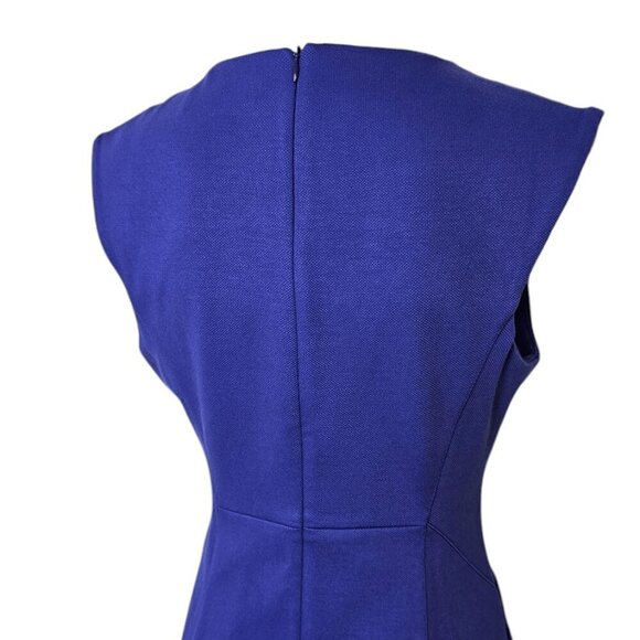 M.M. LaFleur Womens V-Neck Stretch Nylon Knit Dress Purple Size 2 Minimalist - Picture 2 of 8